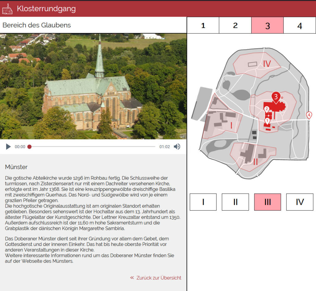 Kloster Bad Doberan - Starten Sie hier den Rundgang