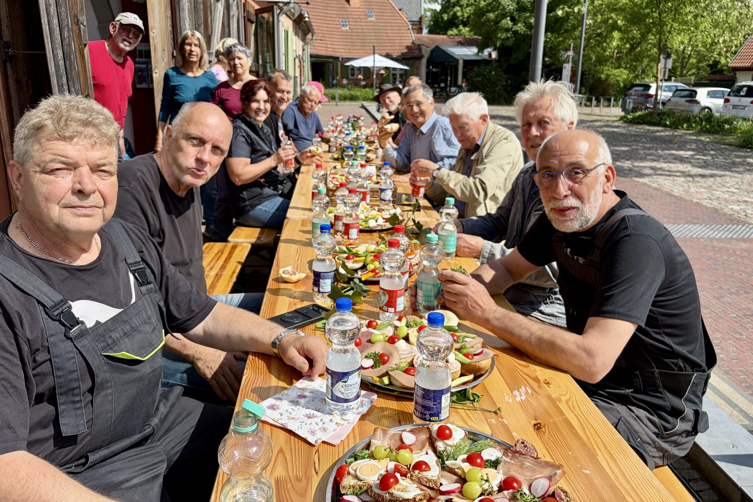 Aufbau 15. Doberaner Klostermarkt